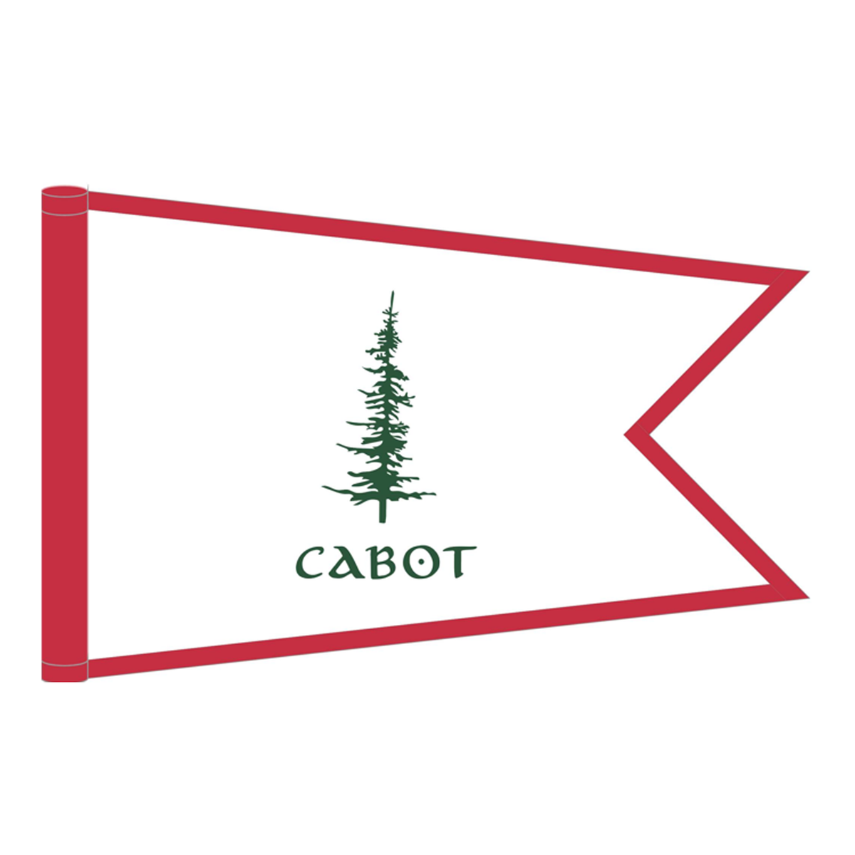 Drapeau du parcours de Cabot Revelstoke